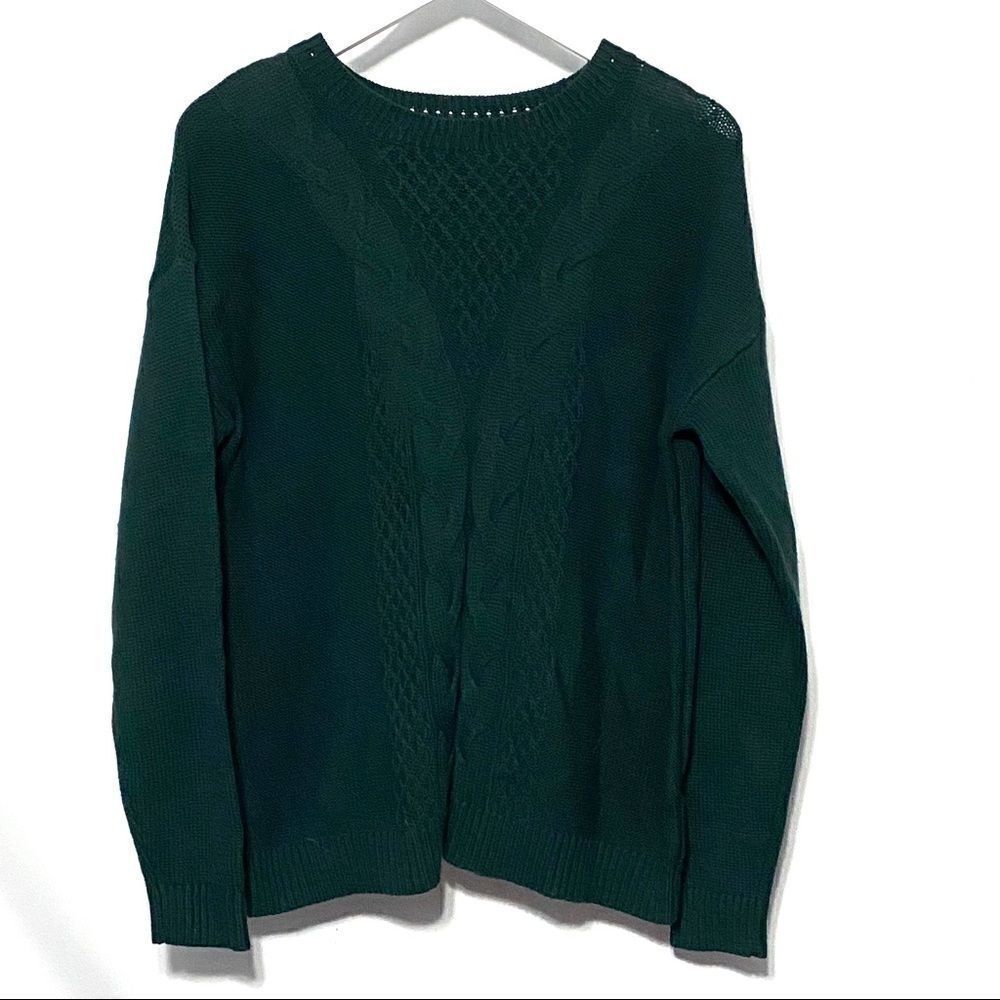NWOT Cato (est 1946) green sweater knit large